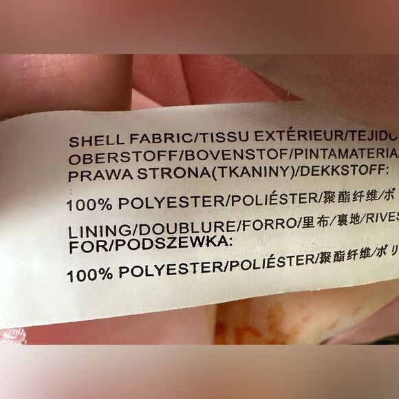 J.0.A. Pink floral high low overlapping maxi dress - Picture 4 of 5